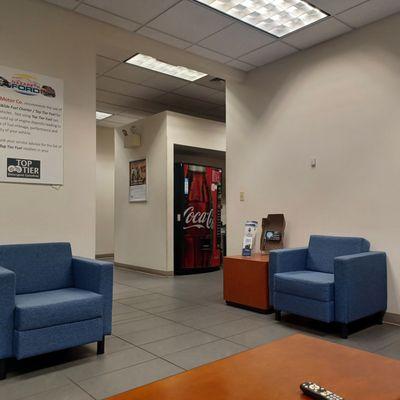 Customer waiting area