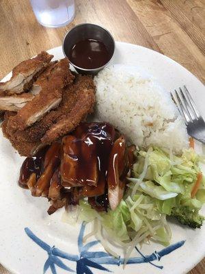 Chicken Teriyaki & Chicken Katsu combo