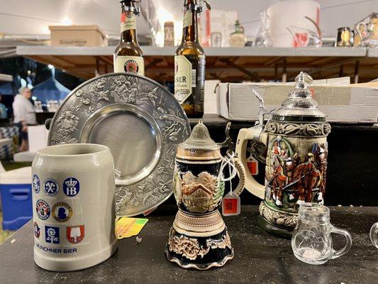 A Wide Variety of Beer Steins! (09/17/22)