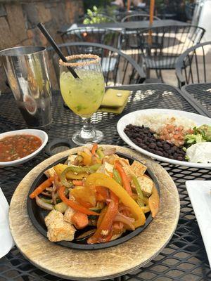 Tofu fajitas