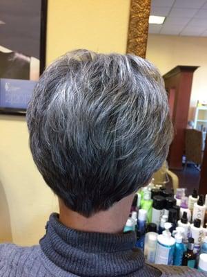 Love the profile! Hair by Kim.