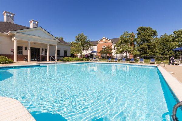 View of the Washington Park swimming pool