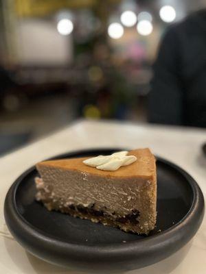 Red bean cheesecake ($11): coconut, orange, red bean; such a comforting dessert