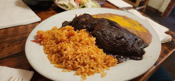 Chicken mole plate