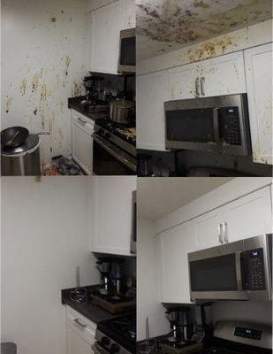 A Before and After of the "Pressure Cooker" Incident.