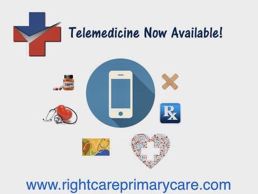 Telemedicine $50  Visit website for more details : www.rightcareprimary.com