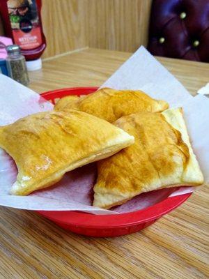 Sopaipillas with breakfast - a fantastic option.