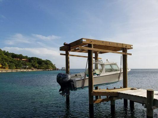 BLD Boat House Lift in Guatemala.