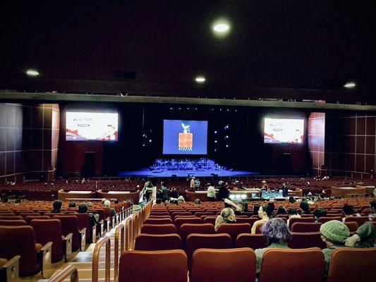 View of the Grand Theatre seating