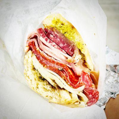 Italian meats sandwich