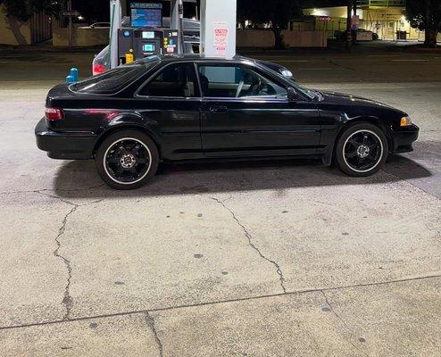 1991 Acura Integra RS after new Cat was installed.