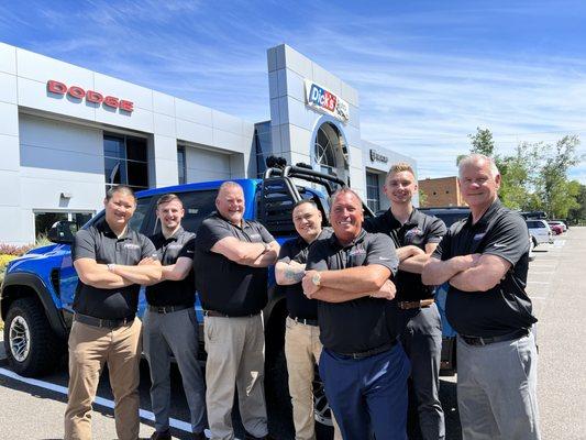 Your Dick's Chrysler Jeep Dodge Ram Team!