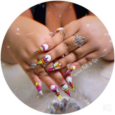 #sapphireneb #nailswag #instanails #inspire #naildesign #nailsoftheday #nailstyle #acrylicnails #gel #naildesigns #nailpolish #nailsart