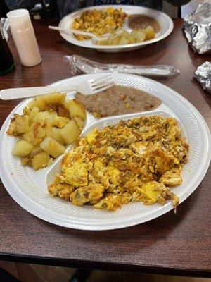 Chorizo Breakfast Plate