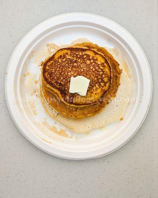 all you can eat pancake breakfast.  buttermilk and pumpkin pancakes