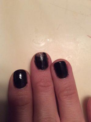 Don't get gel mani at Amy Hair and Nails.....they'll just screw it up