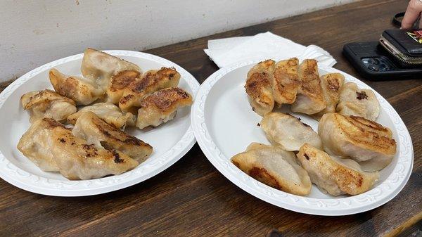 1. Chives and Pork Fried Dumplings Plate