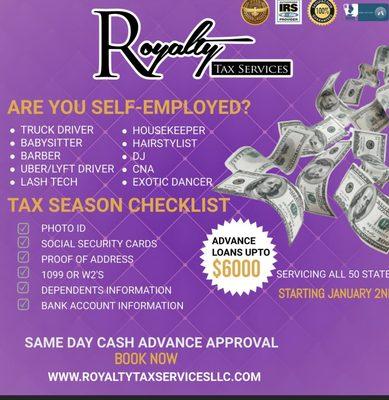 Royalty Tax Services