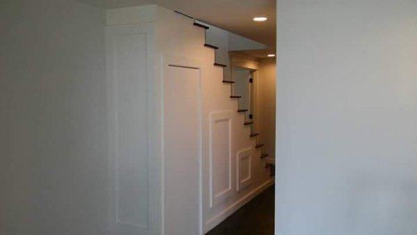 Storage under stairs