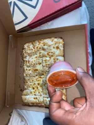 I paid for this sauce ‍ 16 slices of bread and this is what they expect me to eat it with.