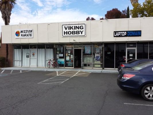 Viking Hobby street entrance