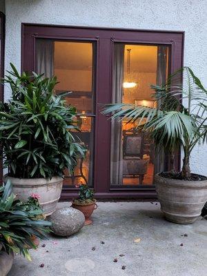 Trying to take a peek inside the Ranch House. You can't take photos from inside, however. Photo was taken in Dec 2023