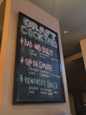 Special Cocktail Menu ~