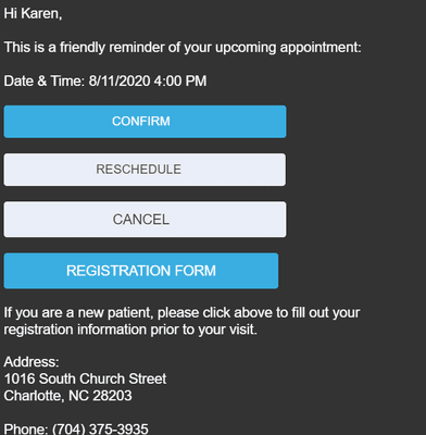 Appointment Reminder