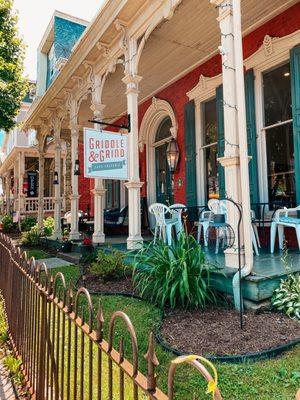 Exterior of cafe on Main Street