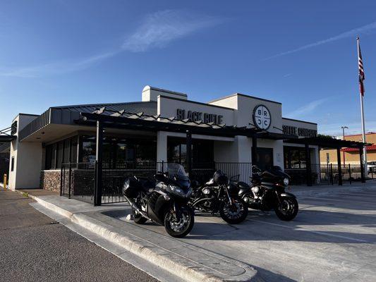 Doomstriker LEMC Panther City at Black Rifle Coffee Company for their morning coffee