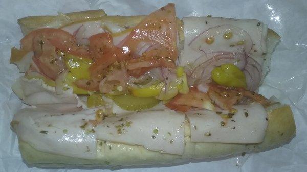 6 inch on sale on Wednesday for $4.25 hoagie