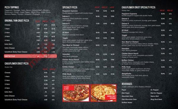 Menu Side 2