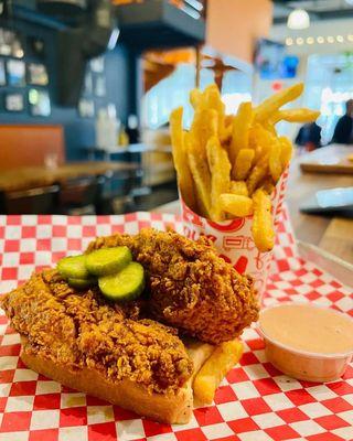 Hot Chicken Tenders & Fries