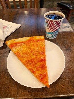 $5 Plain Slice & small Root Beer