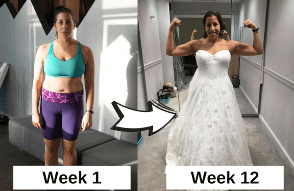 Sara wanted to get super toned arms and lose weight for her wedding. She did it in 12-Weeks.