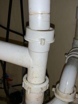 Loose Pipe - due to not having been sealed properly