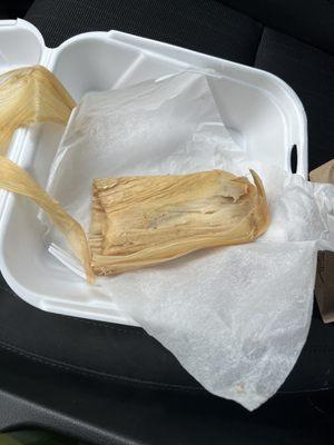 Massive pork tamale