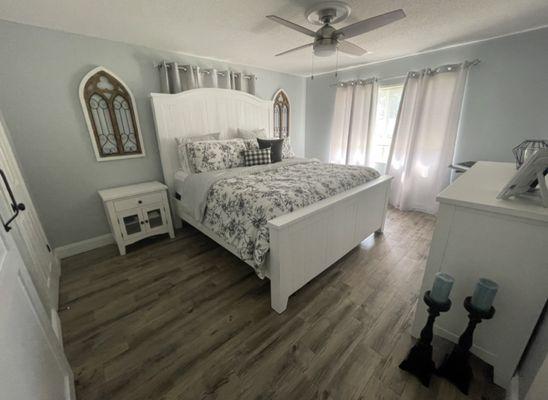 Master bedroom floors