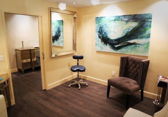 Our comfortable consultation room.