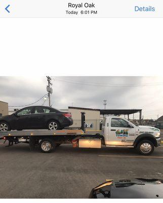 Notice the time that the car was actually delivered to the dealership? 6:01 pm.