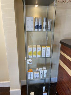 Skincare display