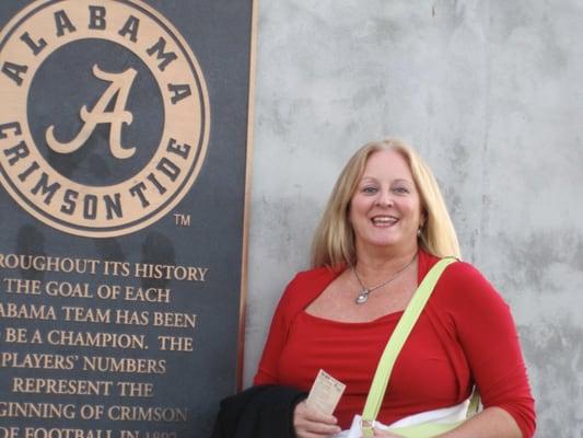 Attending an Alabama football game --- Roll Tide Roll!!!