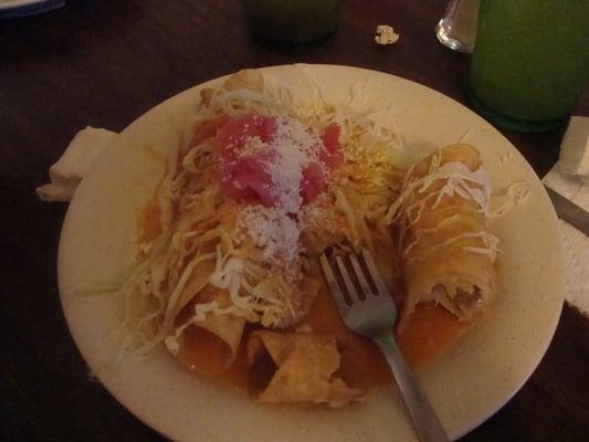 Honduran Tacos (Look like TxMx Flautas)