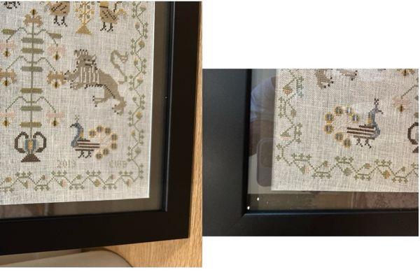 Uneven borders in embroidery, AFTER they claimed to have fixed them!