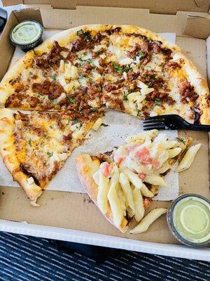 Al Pastor Mexican Pizza was our favorite pizza,