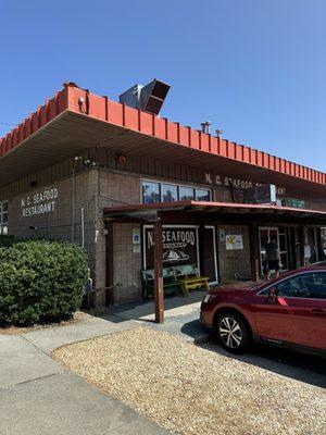 Front of restaurant