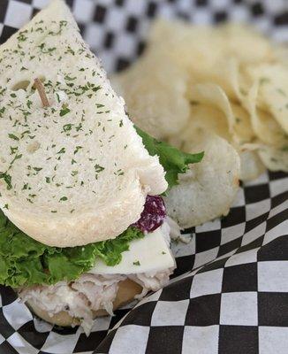 Daily Specials - Cranberry Cream Cheese Sandwich