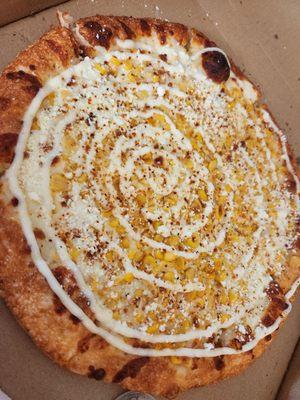 Elote pizza