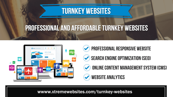 Turnkey Websites - Custom - Responsive & with Marketing | Xtreme Websites