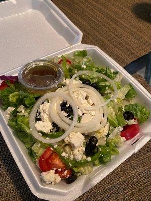 Greek salad  yummy